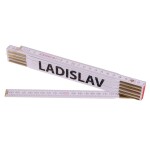 Metr skládací, 2m, dřevěný, PROFI, "LADISLAV"