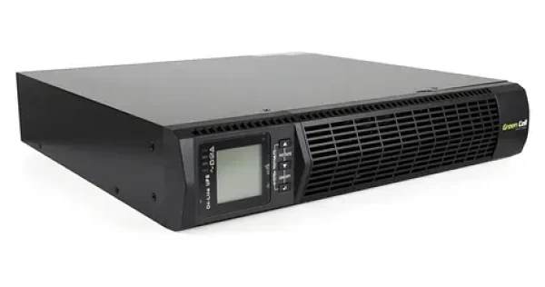 Green Cell UPS13 1000VA 900W / Záložní zdroj / Online / Rack / Pure sine / 6x IEC320 / 2x 12V 9Ah (UPS13)