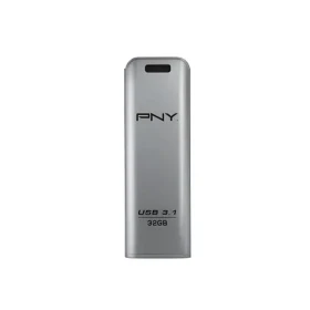 PNY Elite Steel 32GB / Flash disk / USB 3.1 Gen1 / čtení 20 MB/s / zápis 80 MB/s (FD32GESTEEL31G-EF)