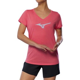 Mizuno Dámské sportovní tričko Core RB Tee růžové Camellia Rose - Běžecké tričko Mizuno Core RB Tee J2GAC21364 Velikost textilu: M