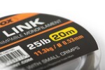 FOX Vlasec Edges Link Trans Khaki Mono 20m 0,64mm 35lb (CAC792)