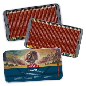 Sada pastelek Drawing Derwent - 72 ks