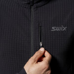 Pánská funkční mikina Swix Pace Hybrid Full Zip Midlayer M