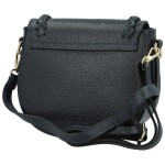 Luxusní dámská kožená crossbody kabelka Alex, tmavě modrá