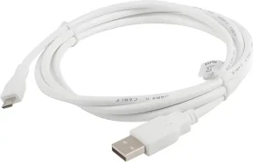 Lanberg CA-USBM-10CC-0018-W bílá / Kabel Micro USB / USB-A na Micro USB / 1.8 m (CA-USBM-10CC-0018-W)