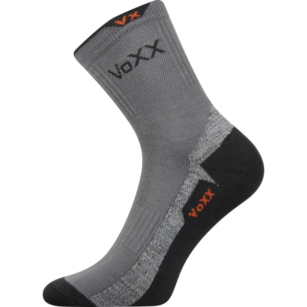 VOXX Ponožky sportovní slabé MASCOTT se stříbrem SVĚTLE ŠEDÉ 35-38 101517