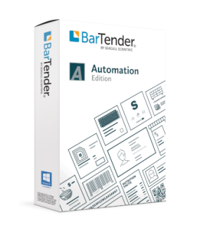 BarTender Automation: multiuživatelská licence pro aplikaci + licence pro 2 tiskárny + 1 rok předplacené údržby a podpory