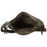 Módní dámská koženková crossbody kabelka Coveri Kisha, tmavě zelená