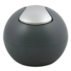 Spirella BOWL MATT mini výklopný odpadkový koš 1 L matný tmavě šedý / plast (7610583203755)