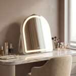 REA - Zrcadlo LED GLAM White 40x45cm HOM-12018