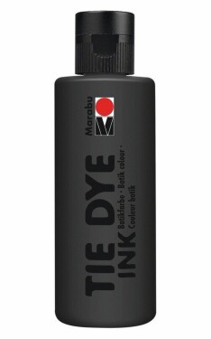 Batikovací barva 80ml - černá 073