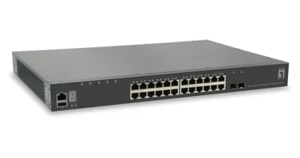 LevelOne GTL-2891 / Switch / 24x GbE / 2x SFP+ 10G / Managed L3 / 19" (GTL-2891)