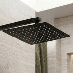 REA - Čtvercová hlavová sprcha JS-P015B 25cm Black REA-P0610