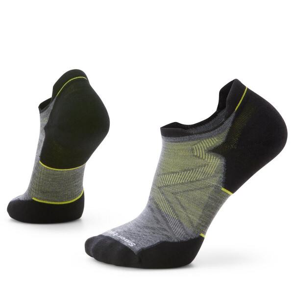 Unisex merino běžecké ponožky SMARTWOOL Run Targeted Cushion Low Ankle Socks, Medium Gray velikost: 46-49 (XL)