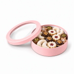 Cake star Elegantní box s okénkem LUNA růžový 21x6cm - 2