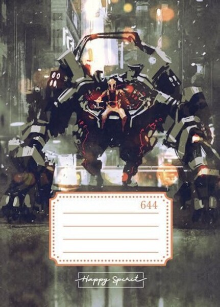 Školní sešit 644 Robot - Sešity