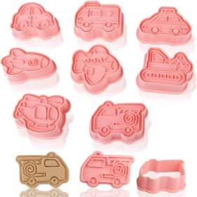 Dortisimo Plastové vypichovače Dopravní prostředky 2 (8 ks)
