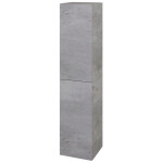 Dřevojas - Vysoká skříň DOS SVD2 35 - D01 Beton / Bez úchytky T31 / D01 Beton / Levé 62807D