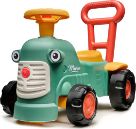 Odstrkovadlo – traktor Maurice tmavě zelený s volantem - Alltoys Falk
