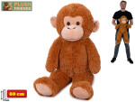Plyšová opice Plush Friends 80 cm - světle hnědá