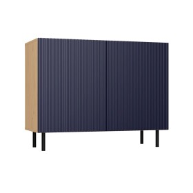 FRONTI Komoda KAMA 2D SLIM Dub artisan + modrá