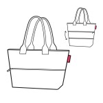 Kabelka Reisenthel Shopper e1 Herringbone sand
