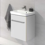 VILLEROY & BOCH - Avento Umyvadlová skříňka, 43x51x35 cm, 1 dvířka, Crystal White A88701B4