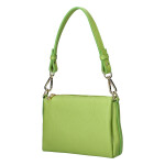 Trendy dámská kožená crossbody kabelka Inka, zelená