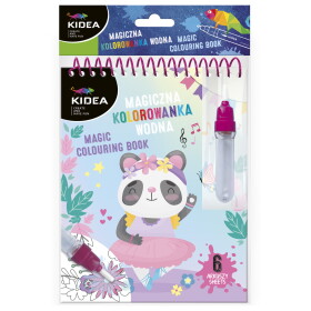 Kidea, MWKWGKA, malování vodou/vodní omalovánky pro děti, panda baletka