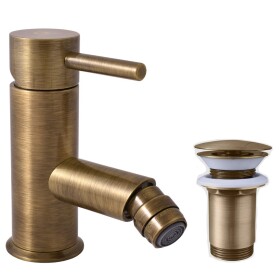 RAV Slezák - SEINA - Bidetová baterie s výpustí, Stará mosaz (Bronz), 1/2" SE945.5KSM