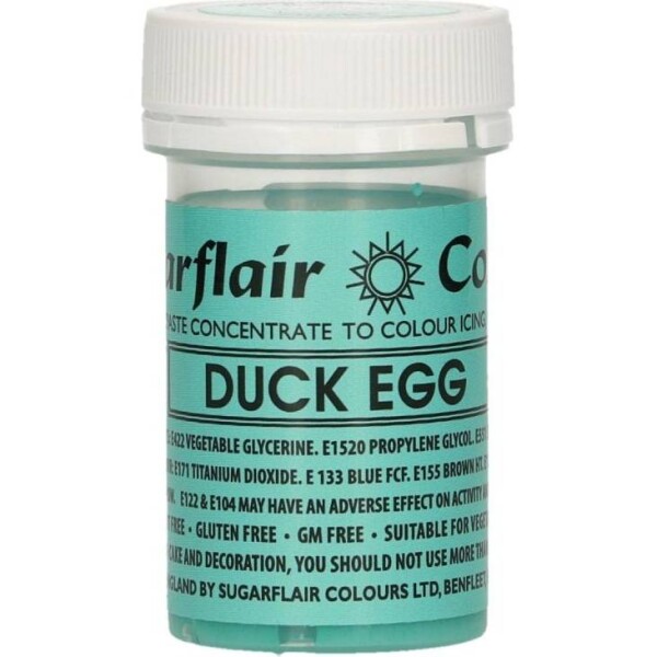 Gelová barva duck egg 25g Sugarflair