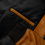 Pánská Kožená Bunda Pilot BXT Pravý Kožíšek Brixton Hnědá Velikost: S