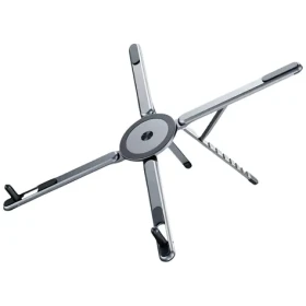 4smarts Stojan pro notebook, tablet a telefon Space Gray / Stojan / MagSafe / hliníkový / nastavitelný sklon (541706)