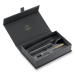 Dárková kazeta Parker IM Core Grey GT - sada kuličkové pero a pouzdro