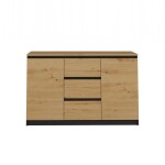 Komoda 2D3S antracit/artisan