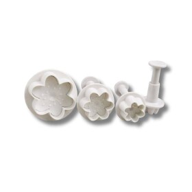 Dortisimo Plastové vypichovače Květiny (4 ks)