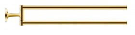 DURAVIT - Starck T Dvojitý držák ručníků, otočný, délka 47 cm, zlatá 0099413400