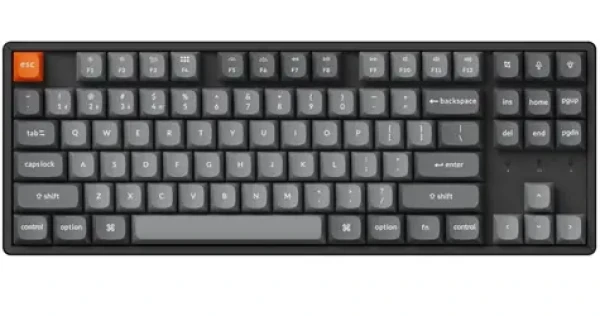 Keychron K10 Max šedo-černá / Klávesnice / Mechanická / Super Banana switch / Bezdrátová (K8M-J4)