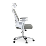 Kancelářská židle, houpací mechanismus, šedá, KA-K2031 GREY