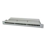 DIGITUS Patch panel,CAT5E,19,24xSTP RJ45,béžová