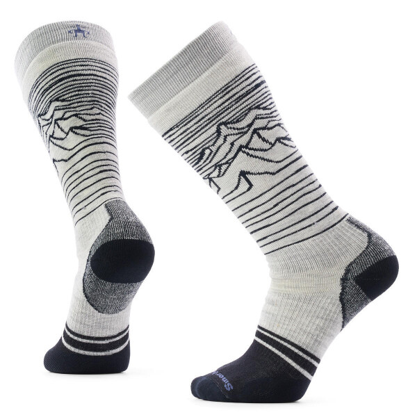 Unisex merino ponožky SMARTWOOL Snowboard Full Cushion Iguchi OTC Socks, Ash velikost: 46-49 (XL)