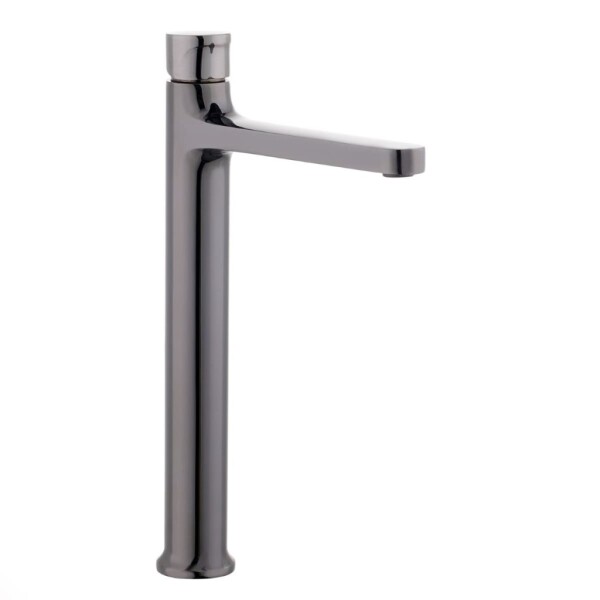 Vysoká umyvadlová baterie SAT Dark bez výpusti PVD Gun Metal SATBSDA285K SATBSDA285K