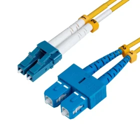 MicroConnect Optical Fibre Cable LC/SC Singlemode duplex OS2 2m žlutá (FIB421002)
