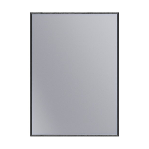 Erga Rectangle, obdélníkové zrcadlo 50x70 cm, černý rám, ERG-V01-RECTAGLE-5070-BK