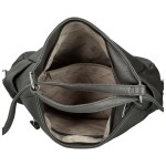 Stylový dámský koženkový kabelko-batoh Coveri Gael, šedý