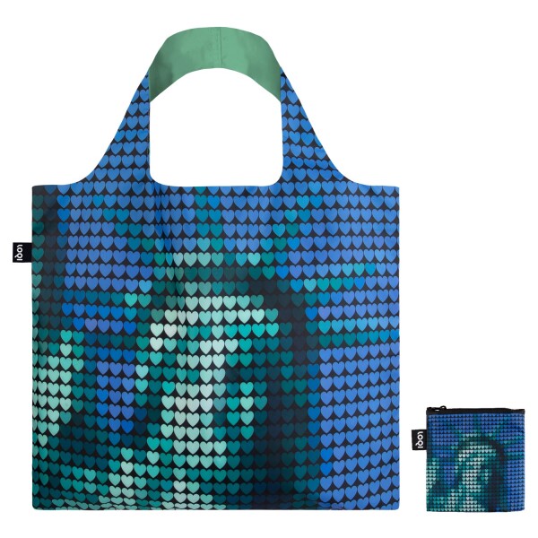 Skládací nákupní taška LOQI PIX & LOVE Statue of Liberty