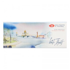 Nevskaya Palitra Saint Peterburg 19411227 12 x 10 ml, akvarelové barvy v tubách