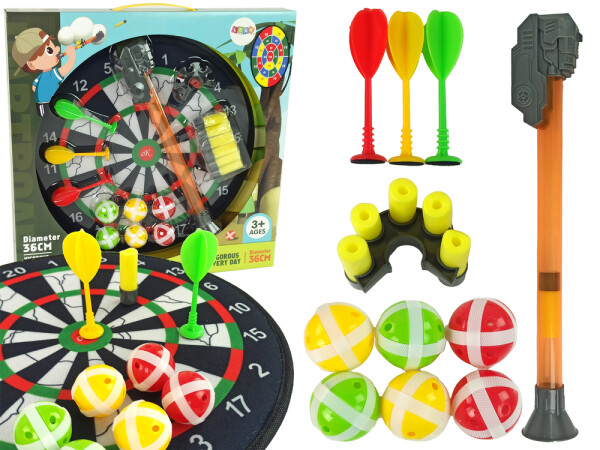 Mamido Terč na házení se suchým zipem Dart 36 cm