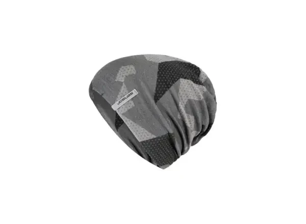 Sensor Merino Impress čepice černá/Camo vel. M
