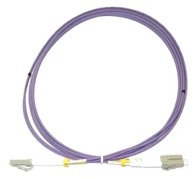 XtendLan optický patch kabel LC-LC OM4 15 m / Optický patch kabel / Duplex / 50/125 µm / LS0H (FOP-LCLC-D-15-50-OM4)